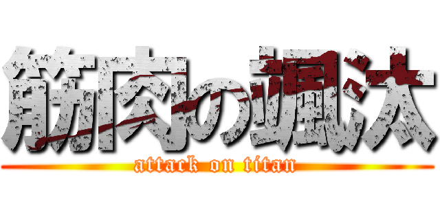 筋肉の颯汰 (attack on titan)