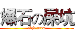 爆石の屎坑 (OS area)