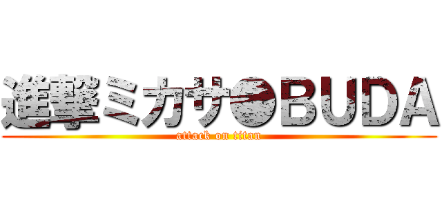 進撃ミカサ●ＢＵＤＡ (attack on titan)