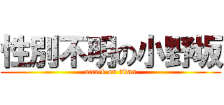 性別不明の小野坂 (attack on titan)