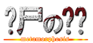 丧尸の红发 (metamorphosis)