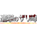 進撃のザリ峰 (attack on　zarimine)