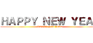 ＨＡＰＰＹ ＮＥＷ ＹＥＡＲ (HAPPY NEW YEAR)