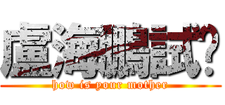 盧海鵬試咪 (how is your mother)