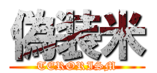 偽装米 (TERORISM)