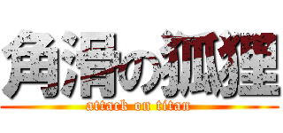 角滑の狐狸 (attack on titan)