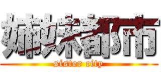姉妹都市 (sister city)