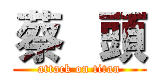 蔡   頭 (attack on titan)