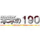 笨笨の１９０ (shame on 190)