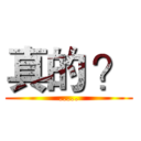 真的 ？ (.....)