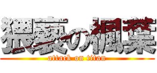 猥褻の楓葉 (attack on titan)