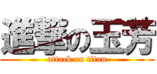 進撃の玉芳 (attack on titan)