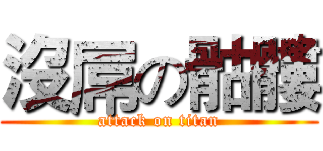 沒屌の骷髏 (attack on titan)