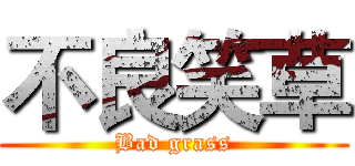 不良笑草 (Bad grass)