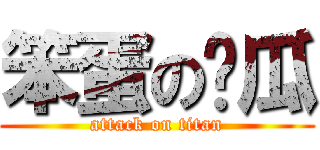 笨蛋の傻瓜 (attack on titan)