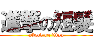 進撃の短髮 (attack on titan)