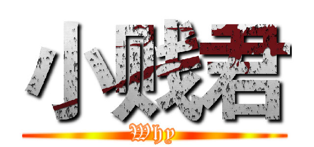 小贱君 (Why)