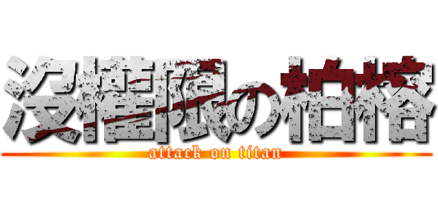 沒權限の柏榕 (attack on titan)