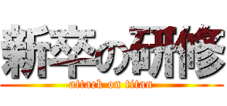 新卒の研修 (attack on titan)