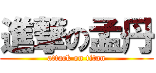 進撃の孟丹 (attack on titan)