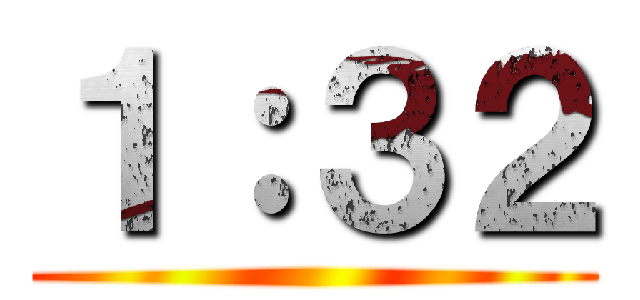 １：３２ ()