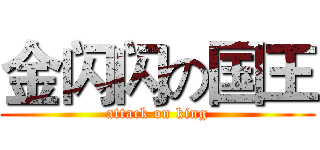 金闪闪の国王 (attack on king)