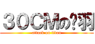 ３０ＣＭの屌羽 (attack on titan)