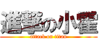 進撃の小霍 (attack on titan)