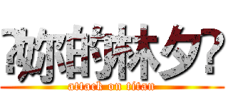 •妳的林夕🐶 (attack on titan)