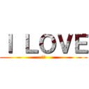 Ｉ ＬＯＶＥ (優里)