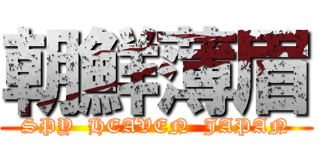 朝鮮薄眉 (SPY  HEAVEN  JAPAN)