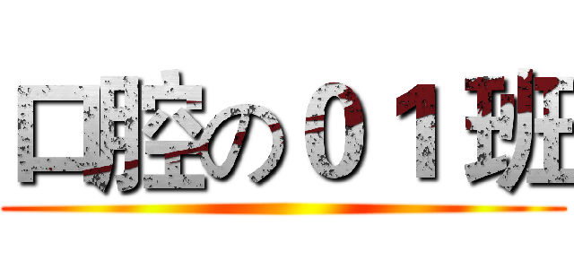 口腔の０１ 班 ()