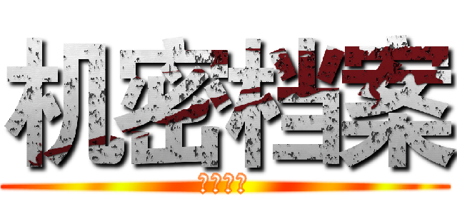 机密档案 (机密档案)