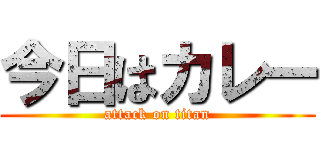 今日はカレー (attack on titan)