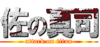 佐の真司 (attack on titan)