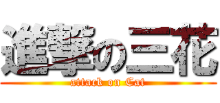 進撃の三花 (attack on Cat)