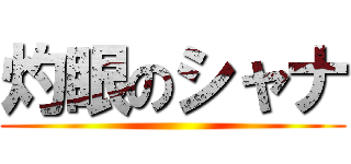 灼眼のシャナ ()