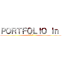 ＰＯＲＴＦＯＬＩＯ Ｉｎ  (T.L.E)