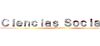 Ｃｉｅｎｃｉａｓ Ｓｏｃｉａｌｅｓ (Año 2021)