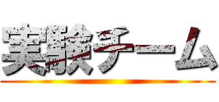 実験チーム ()