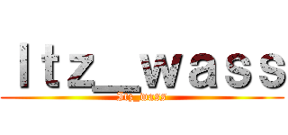 Ｉｔｚ＿ｗａｓｓ (Itz_wass)