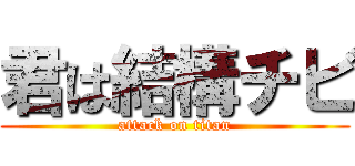 君は結構チビ (attack on titan)