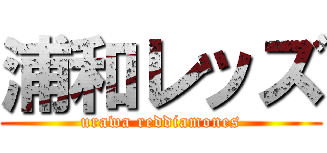 浦和レッズ (urawa reddiamones)