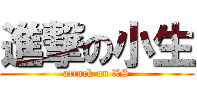 進撃の小生 (attack on XS)