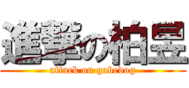 進撃の柏昱 (attack on gabedog)
