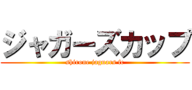 ジャガーズカップ (shirone jaguars fc)