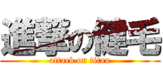 進撃の健毛 (attack on titan)