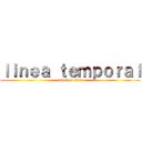 ｌｉｎｅａ ｔｅｍｐｏｒａｌ (attack on titan)