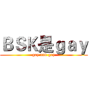 ＢＳＫ是ｇａｙ (gay and gay)