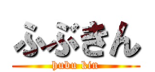 ふぶきん (hubu kin)